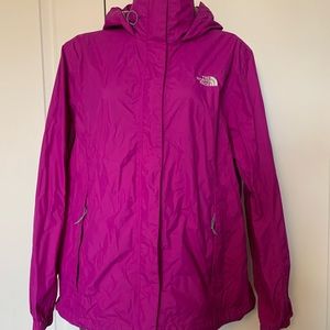 The North Face Hot Pink Hyvent 2.5L Zip Up Jacket